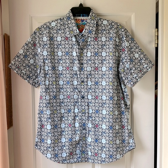 Robert Graham Other - Robert Graham Men’s Short Sleeve Multicolor Shirt